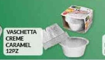 Risparmio Casa VASCHETTA CREME CARAMEL 12PZ offerta