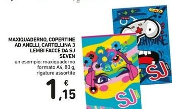 Conad Seven Maxiquaderno offerta