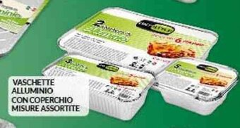 Risparmio Casa VASCHETTE ALLUMINIO CON COPERCHIO MISURE ASSORTITE offerta