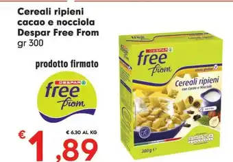 Despar Cereali Ripieni Cacao E Nocciola offerta