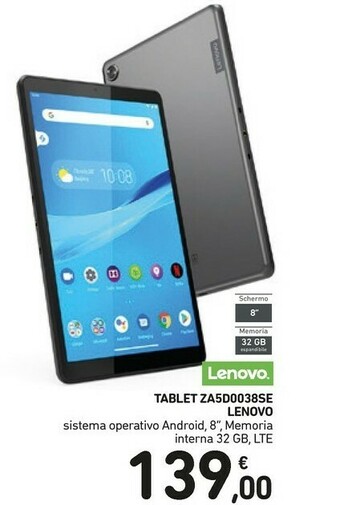 Lenovo Tablet ZA5D0038SE