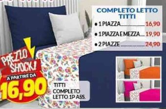 TITTI COMPLETO LETTO 1P ASS.