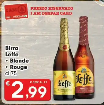 Despar Leffe - Birra Blond 750 G(ml) offerta