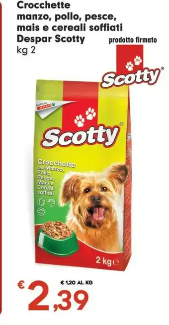 Despar Despar Scotty Crocchette Manzo offerta
