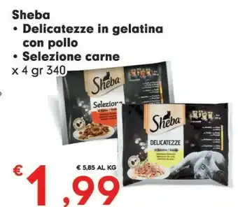 Despar Sheba Delicatezze In Gelatina Con Pollo offerta