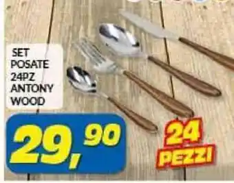 Risparmio Casa SET POSATE 24PZ ANTONY WOOD offerta