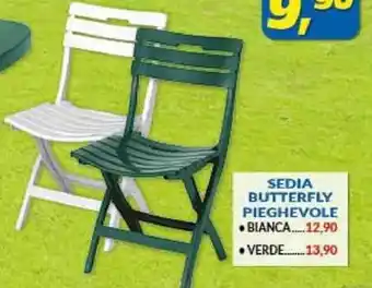 Risparmio Casa SEDIA BUTTERFLY PIEGHEVOLE BIANCA offerta