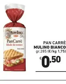 Ok Market Mulino Bianco Pan Carrè Ideale Da Tostare 285 G(ml) offerta