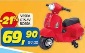 Risparmio Casa VESPA GTS 6V Rossa offerta
