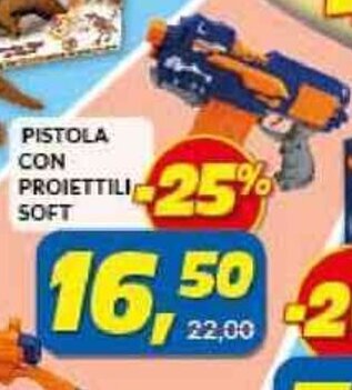 Risparmio Casa PISTOLA CON PROIETTILI SOFT offerta
