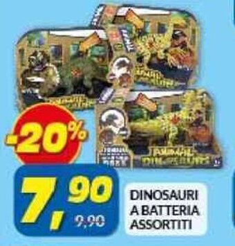 Risparmio Casa DINOSAURI A BATTERIA ASSORTITI offerta