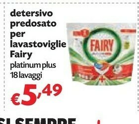Pam Fairy Detersivo lavastoviglie offerta