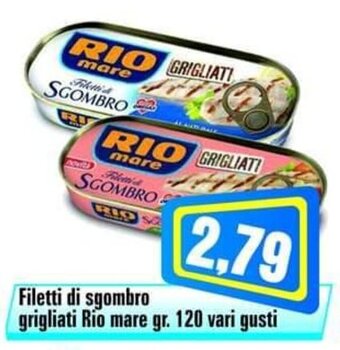 Punto Vigas Filetti di sgombro grigliati Rio mare gr. 120 vari gusti offerta