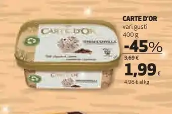 Coop Algida Algida - Carte d'Or Caffè 400 g(ml) offerta