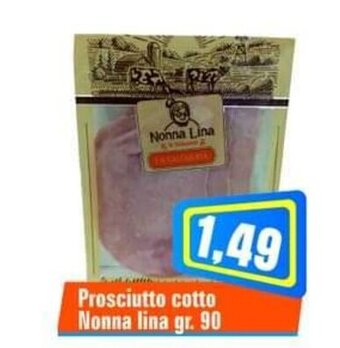 Prosciutto cotto Nonna lina gr. 90