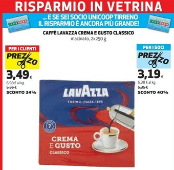 Coop Lavazza Caffè offerta
