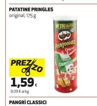 Coop Pringles Patatine Original offerta