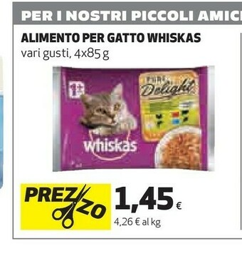 Coop Whiskas ‎ 363568 Cibo Umido Per Gatti 85 G offerta