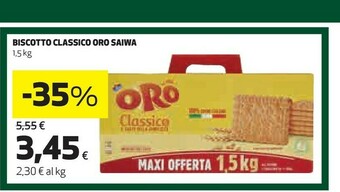 Coop Saiwa Saiwa - Oro Classico 1500 g(ml) offerta