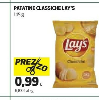 Coop Lay's - Patatine Classiche 145 g(ml) offerta