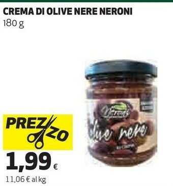 Coop Neroni Crema Di Olive Nere offerta