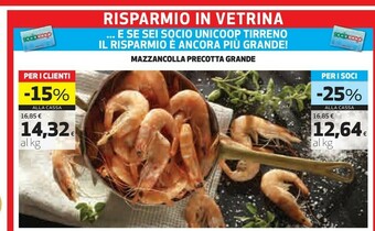 Coop Mazzancolla Precotta Grande offerta