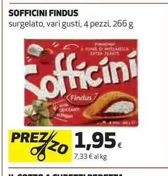 Coop Findus Sofficini Formaggi Più Mozzarella 266 G(ml) offerta
