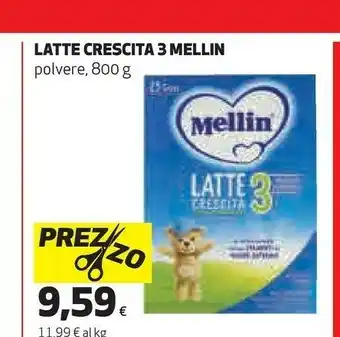 Coop Mellin Latte Crescita 3 Latte Intero offerta