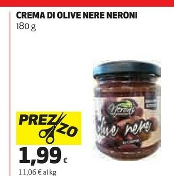 Coop Neroni Crema Di Olive Nere offerta