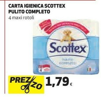Coop Scottex Carta Igienica Pulito Completo offerta