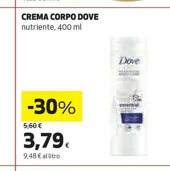Coop Dove Crema Corpo Nutriente offerta
