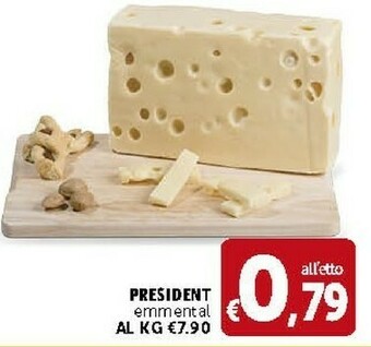 Deco Supermercati Prèsident President Emmental offerta