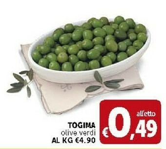 Deco Supermercati Togima Olive Verdi offerta