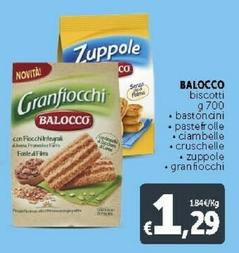 Deco Supermercati Balocco Zuppole 700 G(ml) offerta