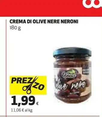 Coop Neroni Crema Di Olive Nere offerta