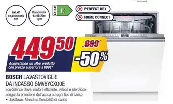 Trony BOSCH LAVASTOVIGLIE DA INCASSO SMV6YCX00E offerta