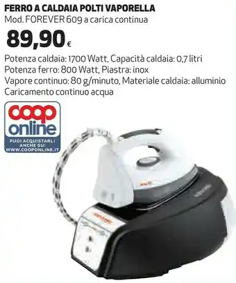 Coop Coop Ferro A Caldaia Polti Vaporella offerta