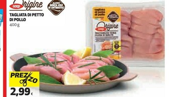 Coop Coop Tagliata Di Petto Di Pollo offerta