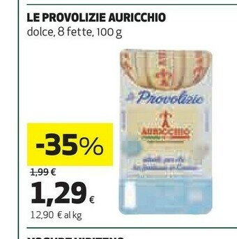 Coop Auricchio Auricchio - Le Provolizie 100 g(ml) offerta