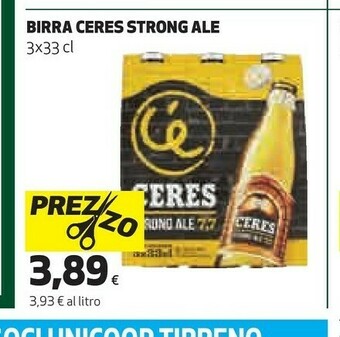 Coop Ceres Birra Strongale 330 G(ml) offerta