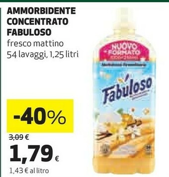 Coop Fabuloso Ammorbidente Concentrato offerta