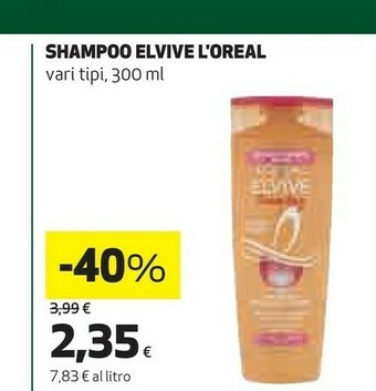 Coop L’Oréal Elvive Shampoo offerta