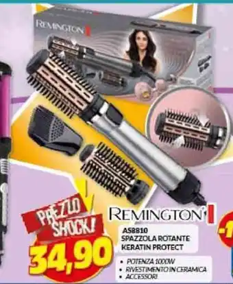 Risparmio Casa REMINGTON AS8810 SPAZZOLA ROTANTE KERATIN PROTECT POTENZA 1000 W offerta