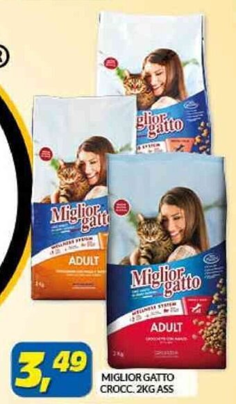 Risparmio Casa MIGLIOR GATTO CROCC. 2KG ASS offerta