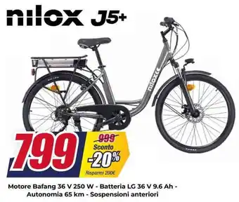 Trony nilox J5+ offerta