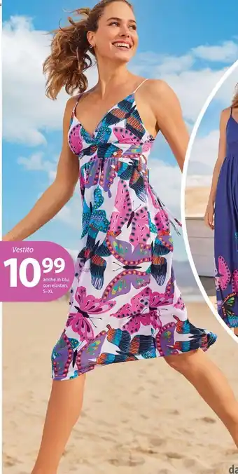 Vestito anche in blu, con elastan, S-XL