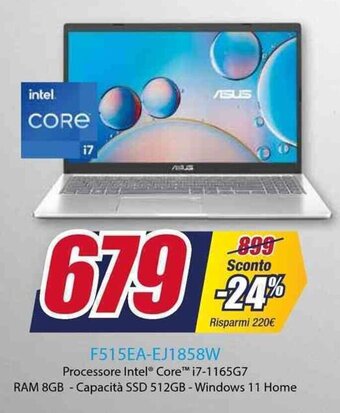 Trony ASUS F515EA-EJ1858W offerta