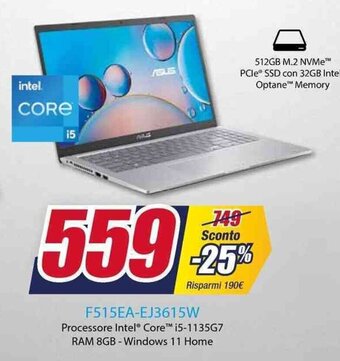 Trony ASUS F515EA-EJ3615W offerta