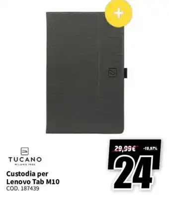 MediaWorld TUCANO Custodia per Lenovo Tab M10 offerta