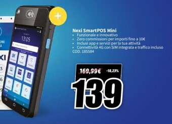 MediaWorld Nexi SmartPOS Mini offerta